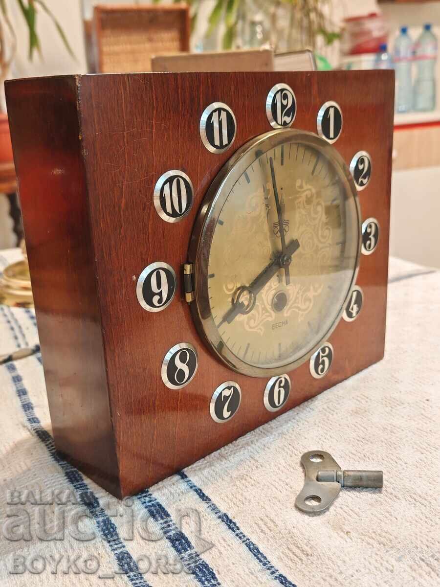 Δημοπρασία Σούπερ Σπάνιο Ρωσικό Σοβιετικό SSSR Επιτοίχιο Ολυμπιακό Ρολόι Βέσνα