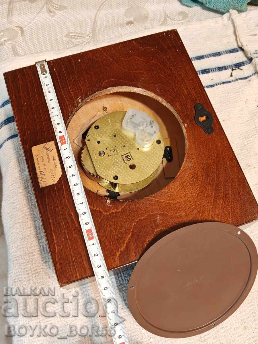 Σούπερ Σπάνιο Ρωσικό Σοβιετικό SSSR Επιτοίχιο Ολυμπιακό Ρολόι Βέσνα - 5