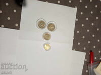 MONEDE COMEMORATIVE NR BULGARIA - 0,5,1,2 lv. - 4 buc. - 22 lv