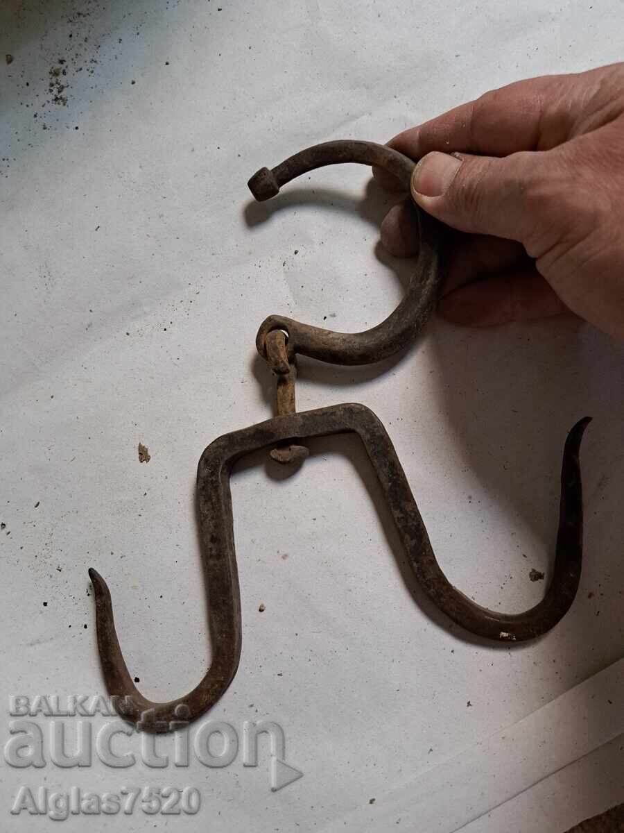 Δημοπρασία Σκληρός, ισχυρός, σφυρηλατημένος γάντζος, άγκιστρο