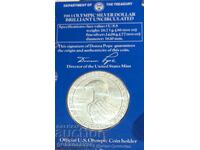 Сащ 1 Долар 1983г Сребро Юбилейни UNC