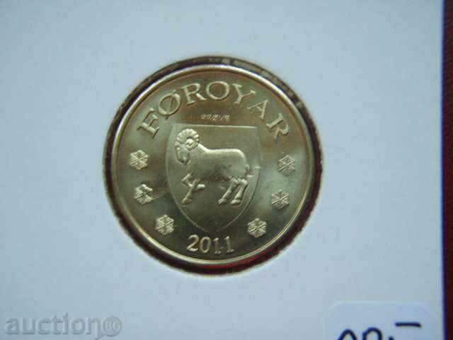 10 Kronur 2011 Faeroe Islands (Фарьорски острови) - Unc с цена 16.89 лв. | € 8.64