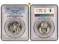 5 Leva 1980 Football MS 68 PCGS