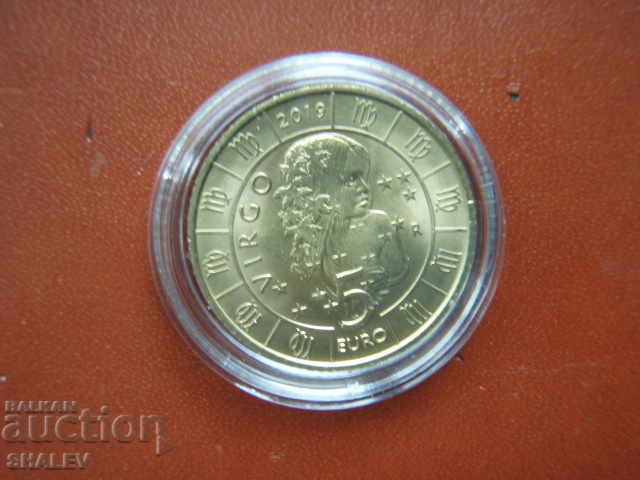 Auction  5 Euro 2019 San Marino "Virgo" - Unc (zodiac - virgo)