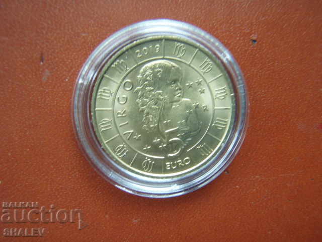Livrarea 5 Euro 2019 San Marino "Fecioara" - Unc (zodiac - Fecioara)
