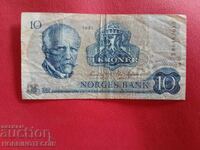 NORVEGIA NORGE 10 Coroane emisiune 1981
