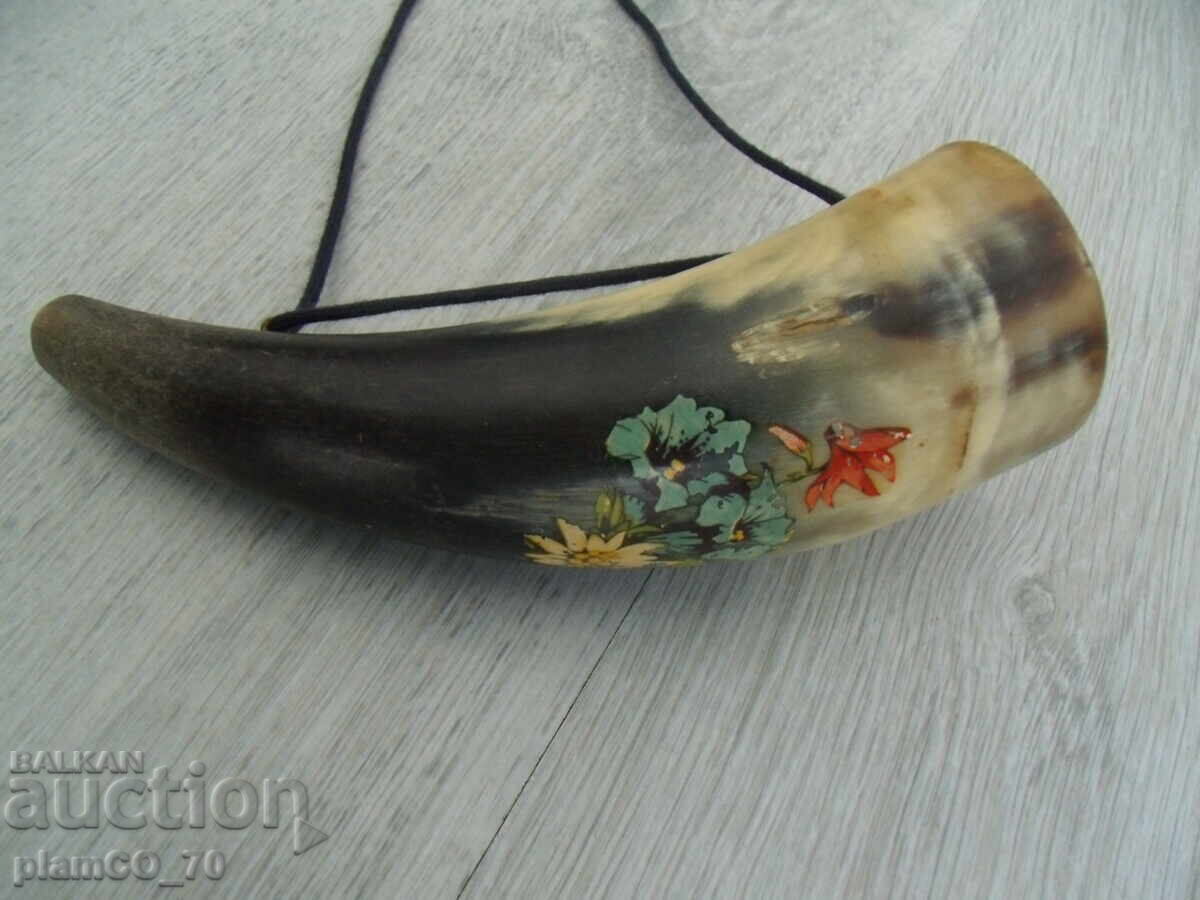 №8036 Old horn whistle with price 25.00 BGN | € 12.78