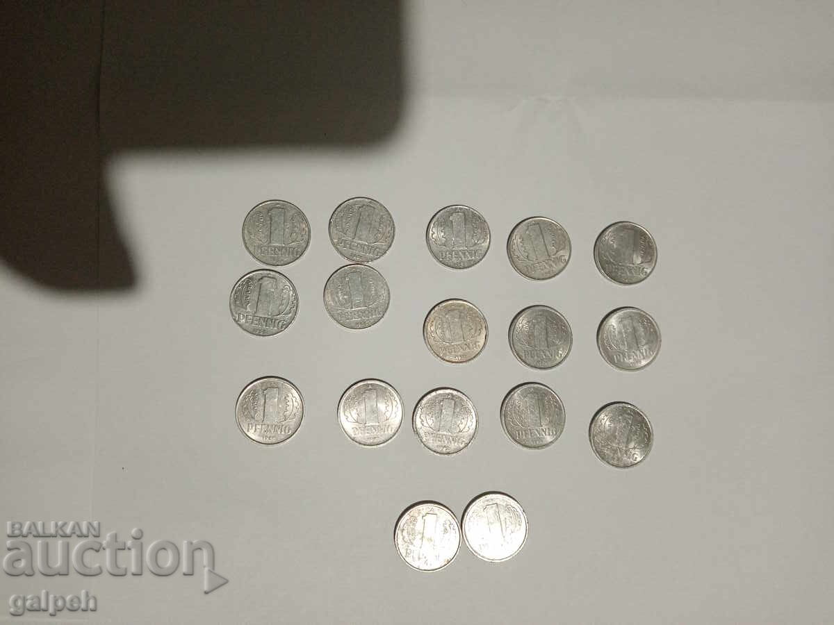 Νομίσματα Γερμανίας (ΓΔΔ) - 31 τμχ. - 7.5 lv - 6 Νομίσματα Γερμανίας (ΓΔΔ) - 31 τμχ. - 7.5 lv - 6