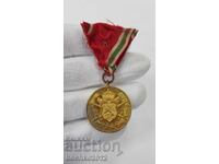 Bulgarian Royal Medal 1915-1918. With gold plating