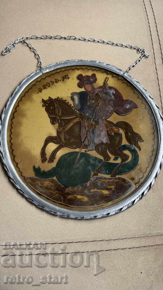 Stained Glass Saint George - 7 Stained Glass Saint George - 7