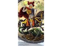 Stained Glass Saint George