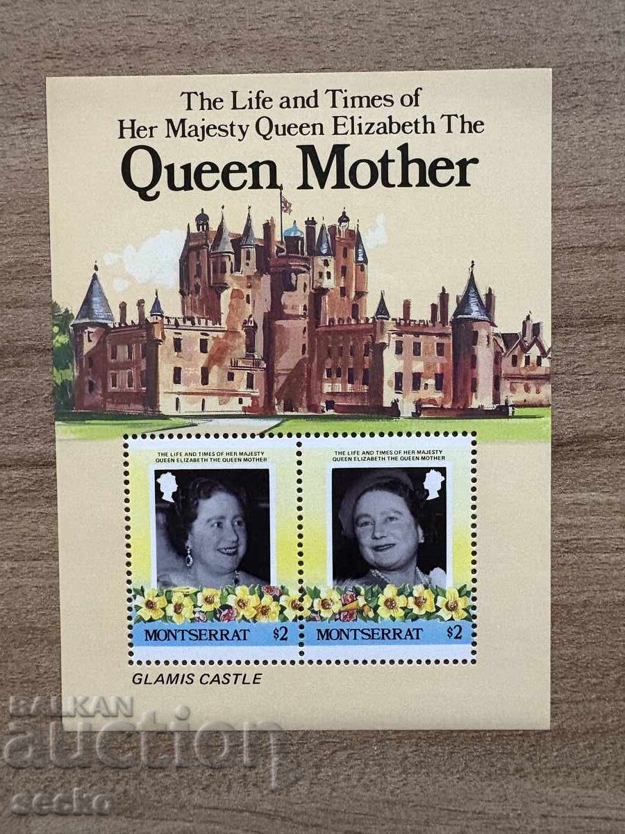 Монсерат - 85 г. от рождението на кралица ... (1985) MNH