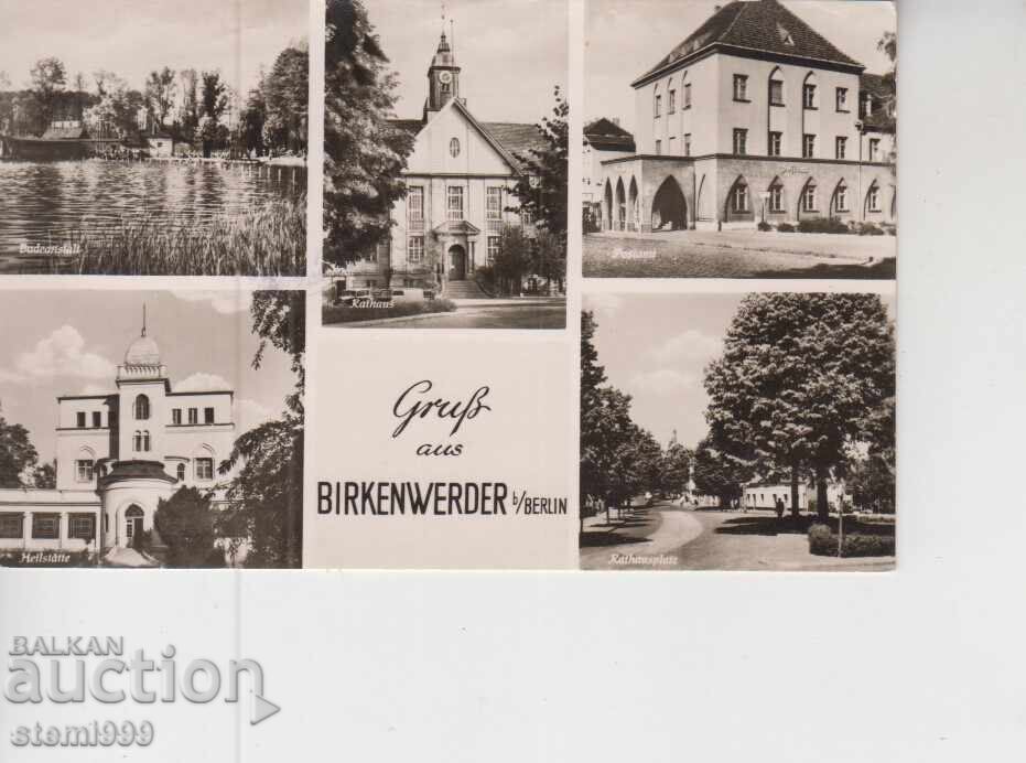 Cartolină poștală BERLIN călătorită