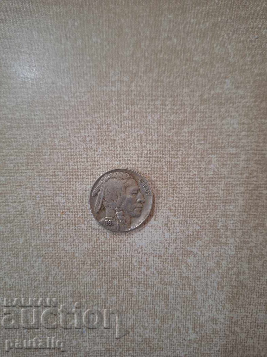 5 цента 1938 г САЩ 5 цента 1938 г САЩ