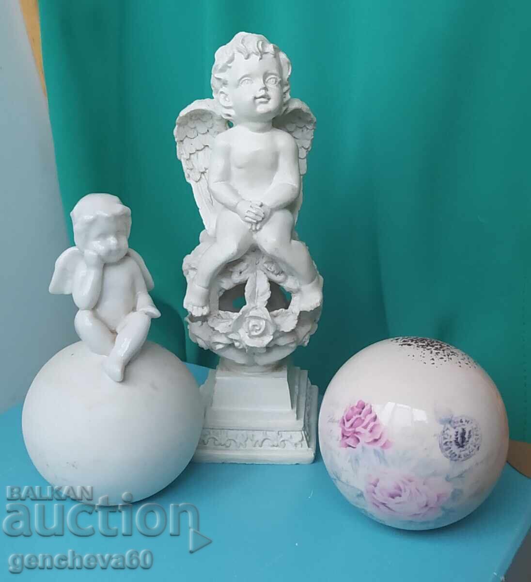 Πορσελάνινες μπάλες, άγγελος με τιμή 30.00 BGN | € 15.34