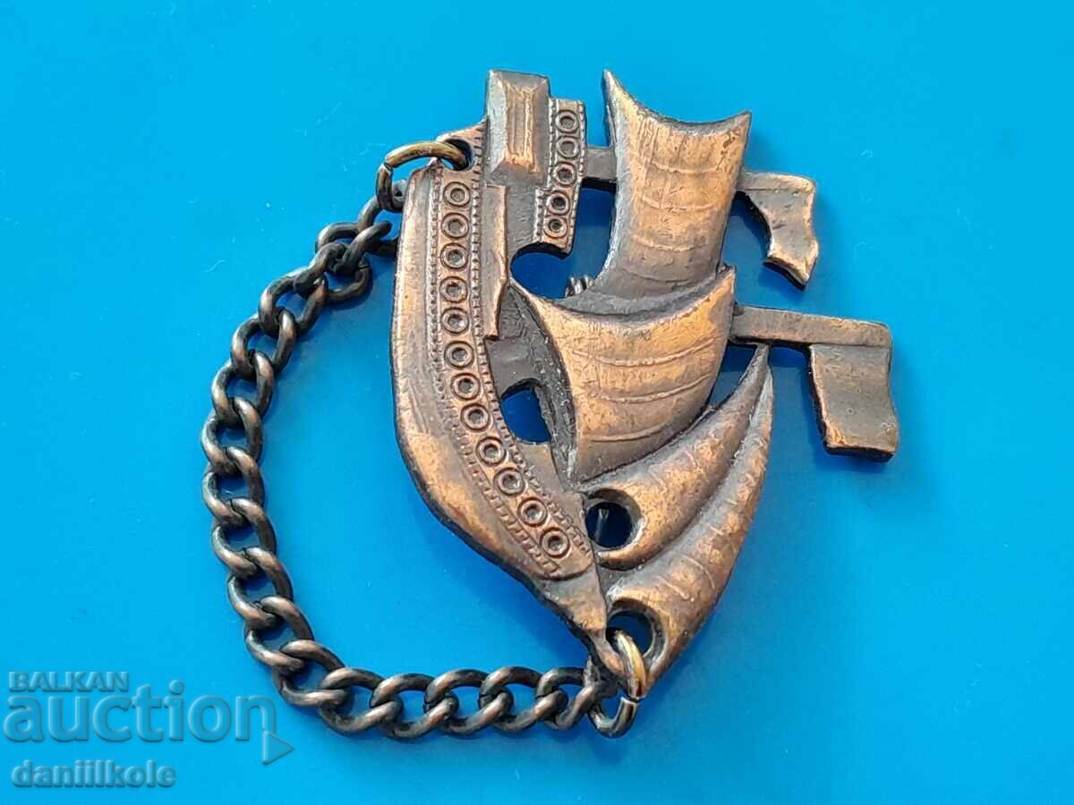 *$*Y*$* КРАСИВА БРОШКА МАРИНИЗЪМ - ВЕТРОХОДЕН КОРАБ *$*Y*$* - 5