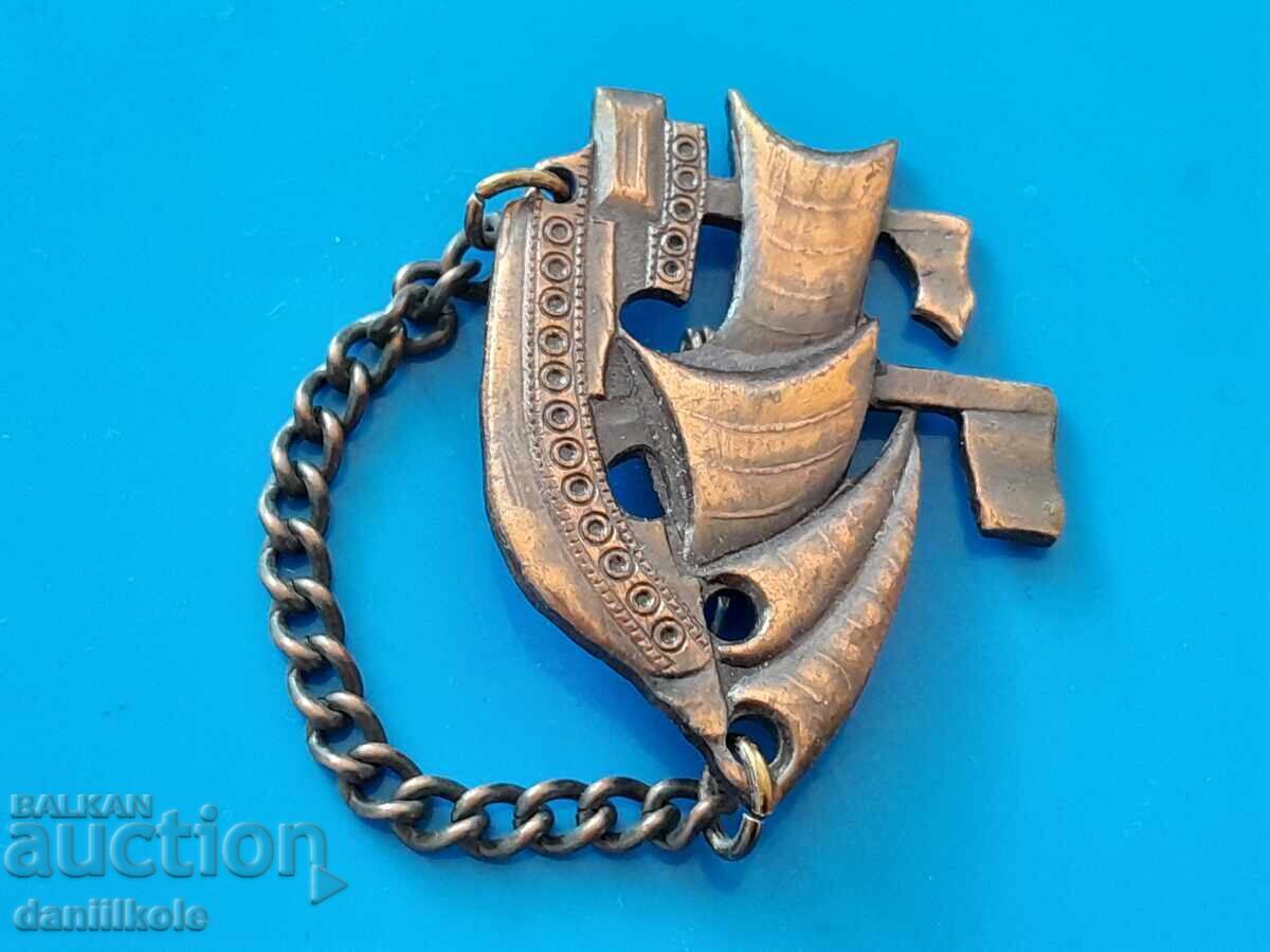 *$*Y*$* КРАСИВА БРОШКА МАРИНИЗЪМ - ВЕТРОХОДЕН КОРАБ *$*Y*$* - 6