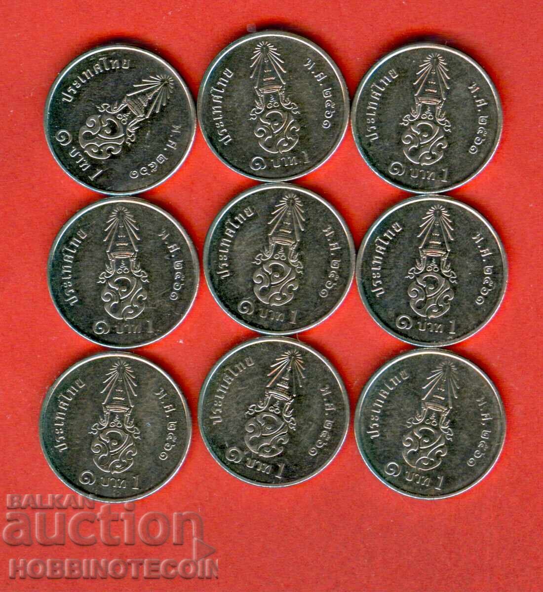 ТАЙЛАНД THAILAND 9 х 1 НОВ  КРАЛ НОВА UNC