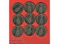 THAILAND THAILANDA 9 x 1 NOU REGE NOU UNC