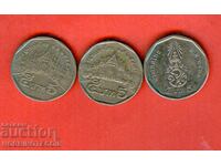 THAILAND THAILAND 3 x 5 DIFFERENT - OLD NEW KING