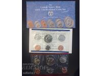 Set of 2 coin sets from 1991, USA