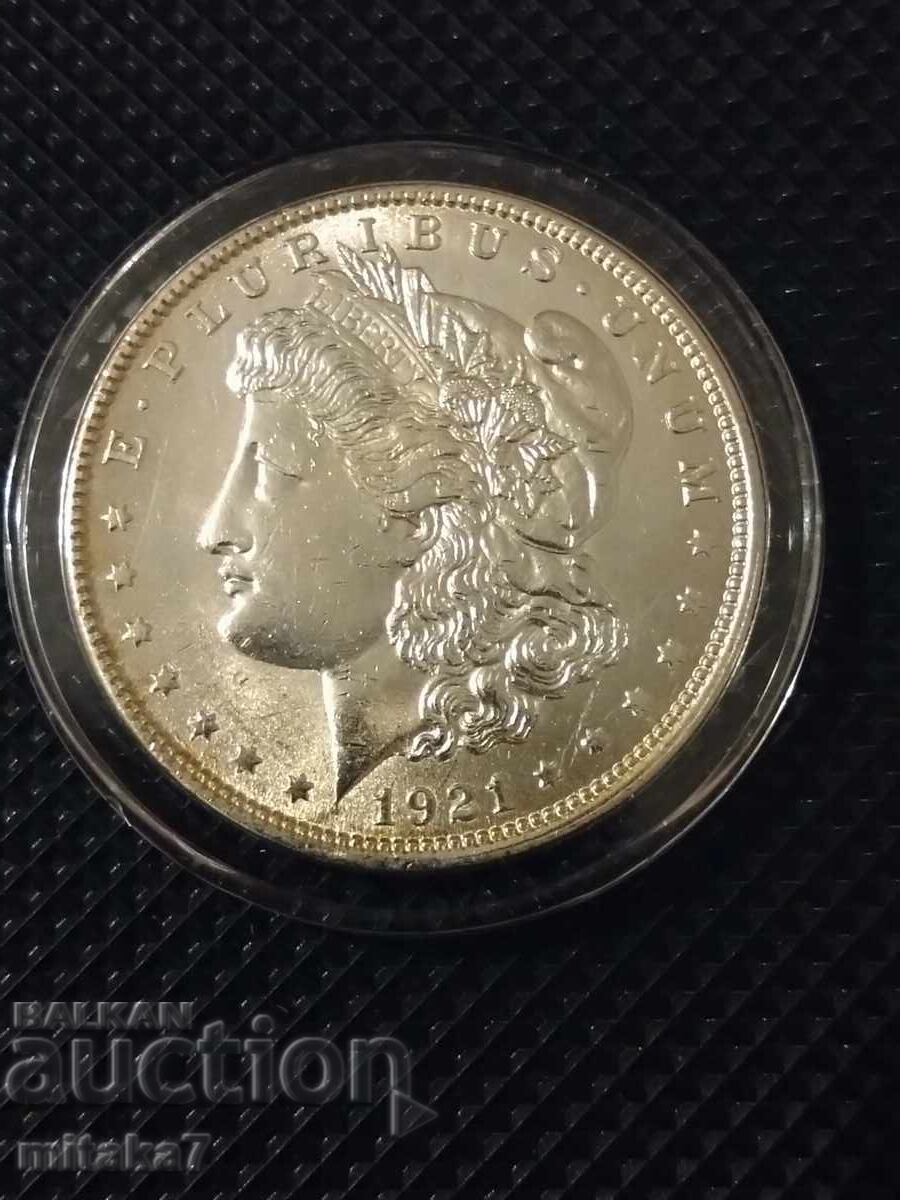 Morgan Dollar 1921, Silver, USA with price 104.00 BGN | € 53.17 Morgan Dollar 1921, Silver, USA with price 104.00 BGN | € 53.17
