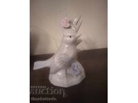 Frumoasă statuetă de porțelan - pasăre