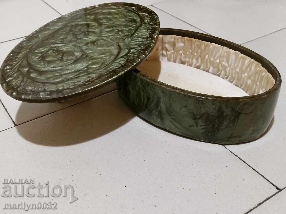 Livrarea Cutie de bijuterii din chihlimbar artificial Catalin NRB