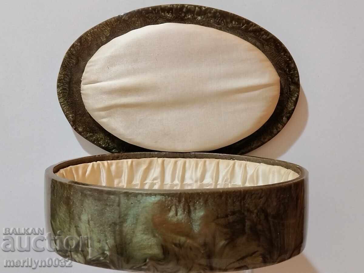 Cutie de bijuterii din chihlimbar artificial Catalin NRB - 5