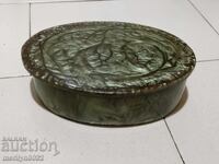 Cutie de bijuterii din chihlimbar artificial Catalin NRB