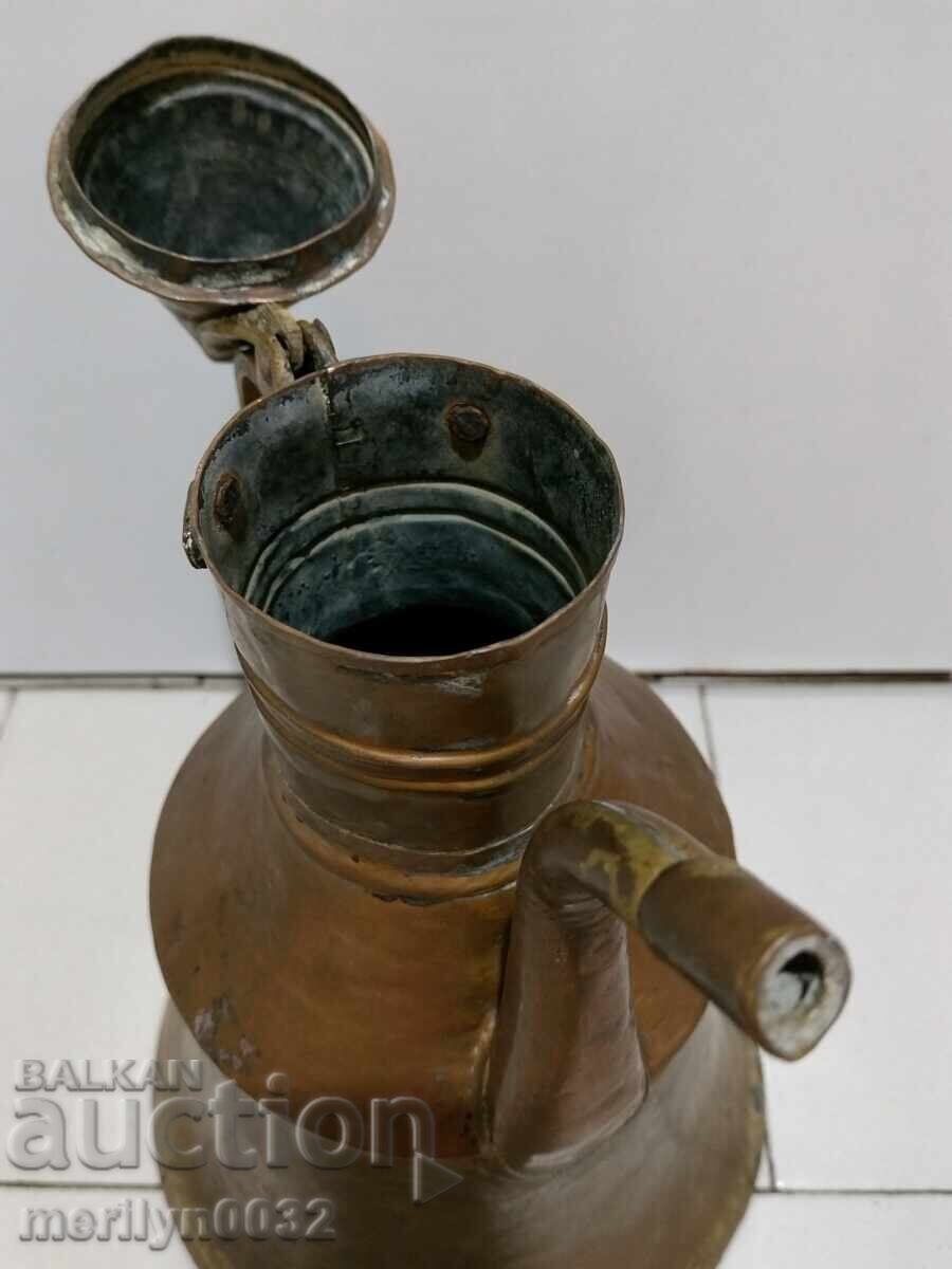 Guma renascentista, ibric, cupru, vas de cupru, ulcior, farfurie - 7