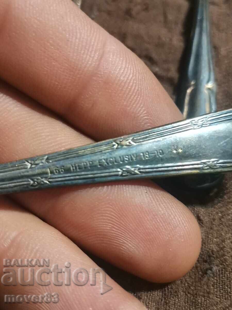 Auction Silver-plated cutlery. Lot of 5 pieces Auction Silver-plated cutlery. Lot of 5 pieces