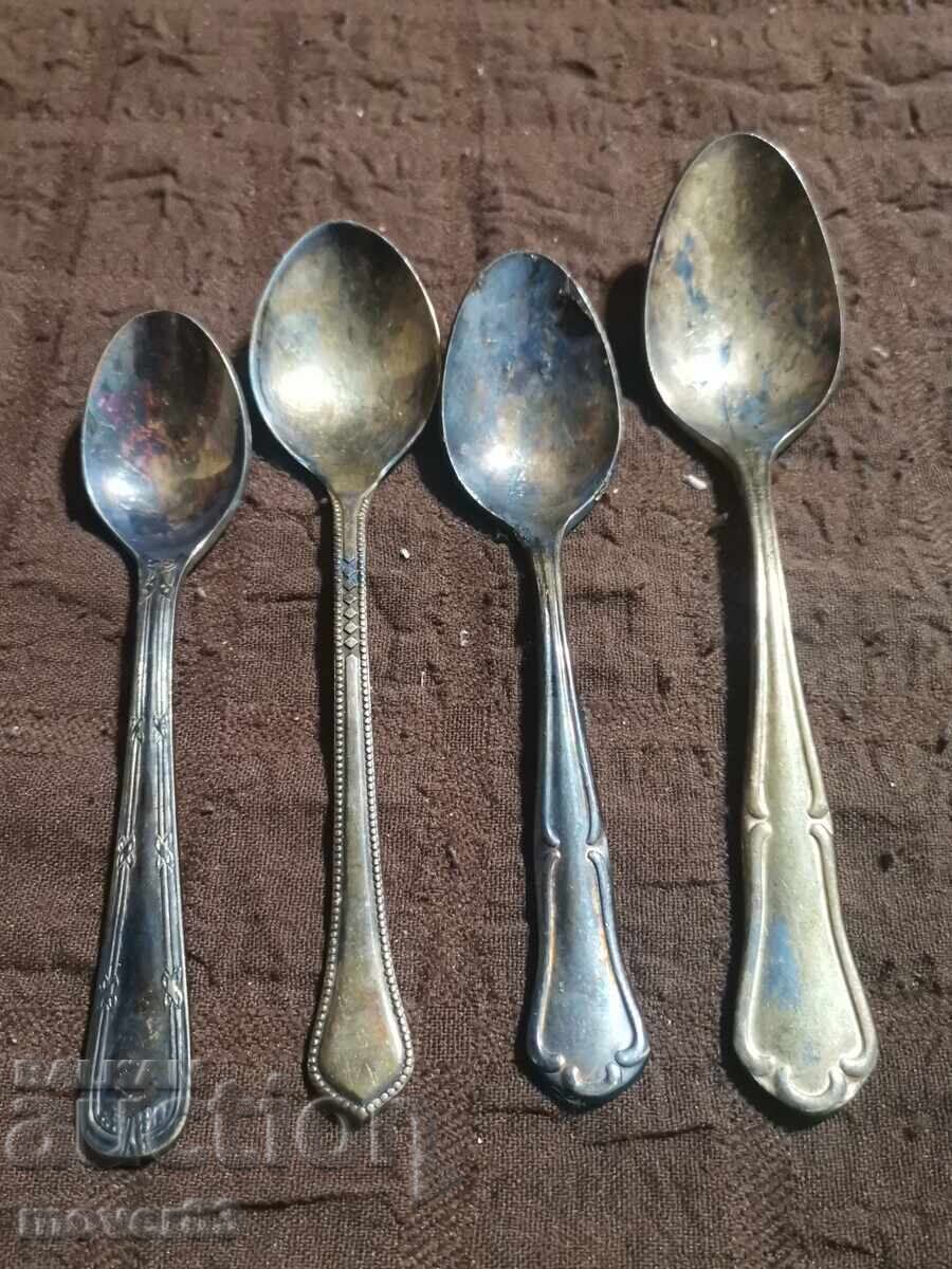Silver-plated cutlery. Lot of 5 pieces - 7 Silver-plated cutlery. Lot of 5 pieces - 7