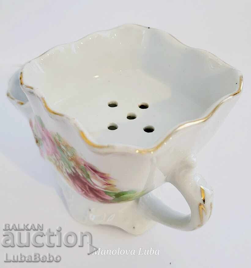 Old German shaving soap dish - 5