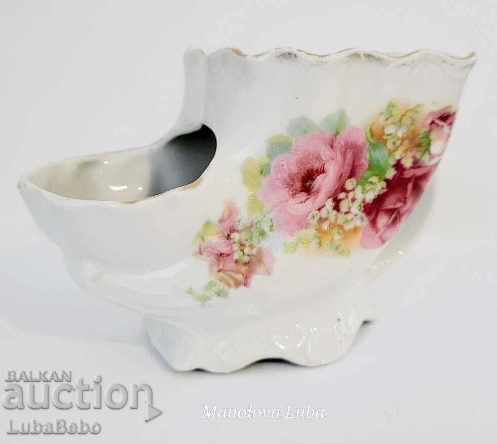 Old German shaving soap dish