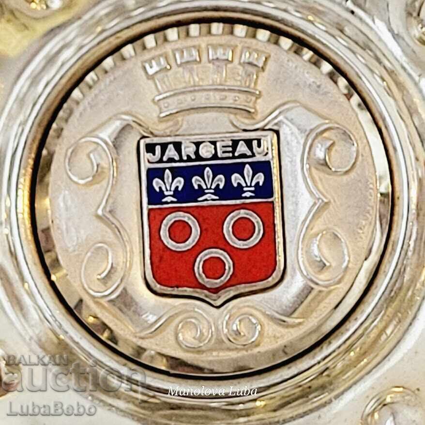 Παράδοση Γαλλικά ασημένια ποτήρια γευσιγνωσίας κρασιού για σομελιέ