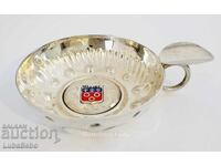 Cupe de degustare de vin argintate, franțuzești, pentru somelieri