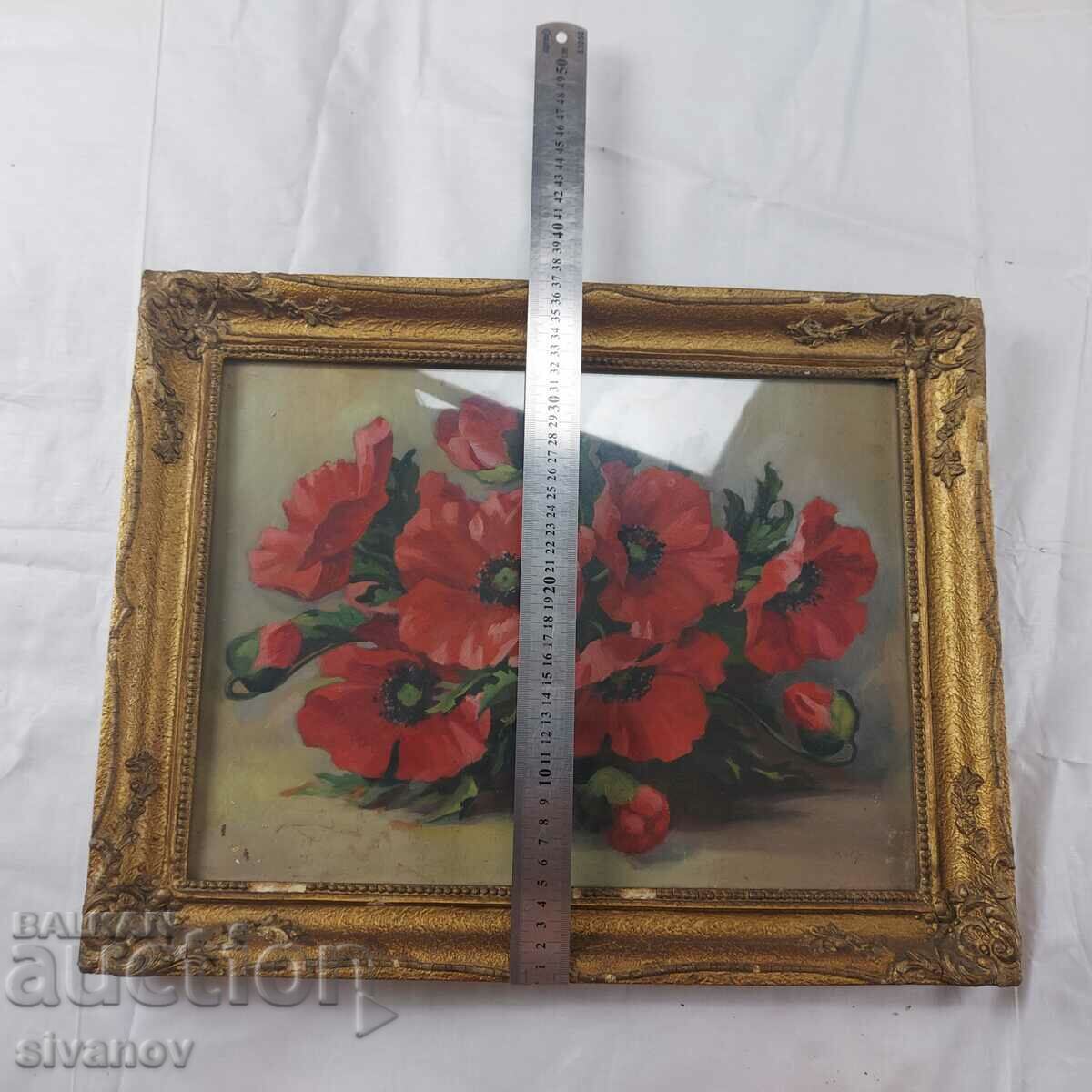 Ενδιαφέρουσες παλιές τουλίπες ζωγραφικής με υπογραφή SG2005 - 7 Ενδιαφέρουσες παλιές τουλίπες ζωγραφικής με υπογραφή SG2005 - 7