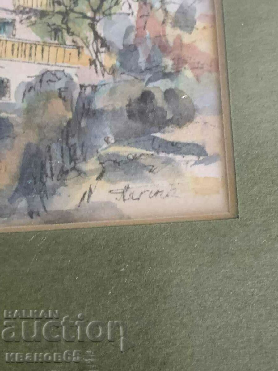 Delivery of watercolor painting Delivery of watercolor painting