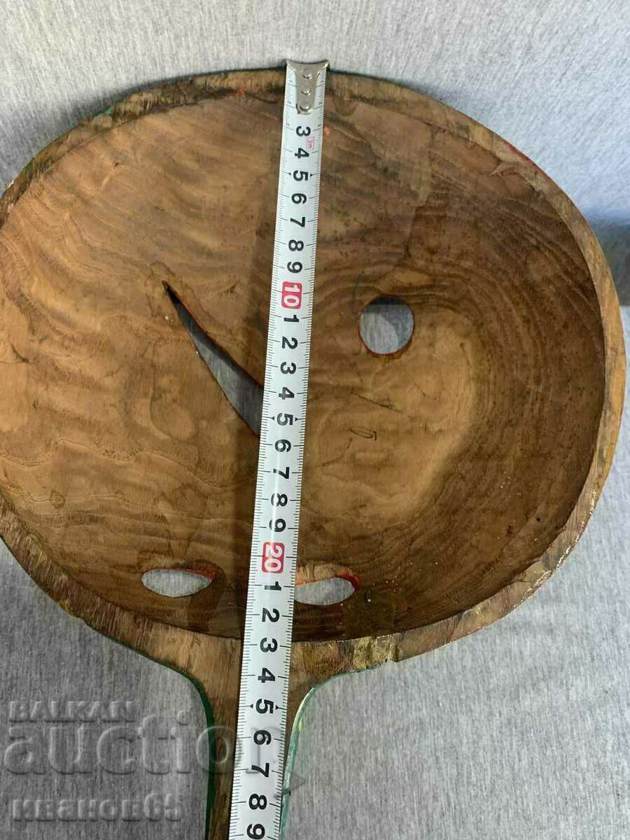 painted wooden mask - 6 painted wooden mask - 6