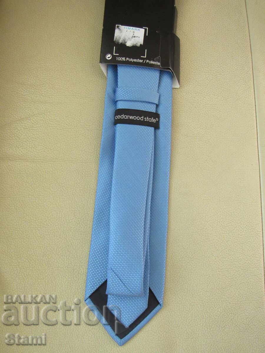 Luxurious light blue tie, new - 5