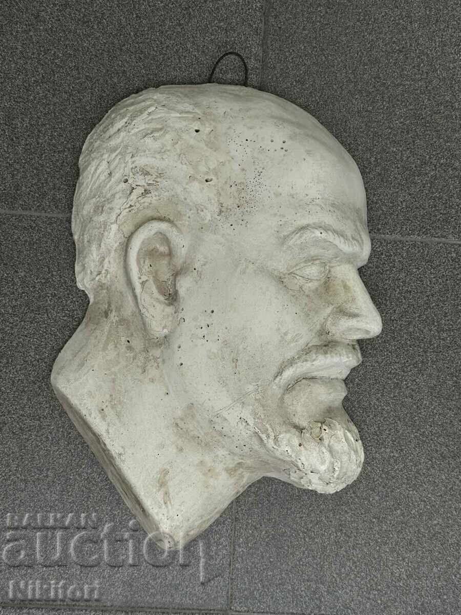 Social Bust Bas-relief Lenin