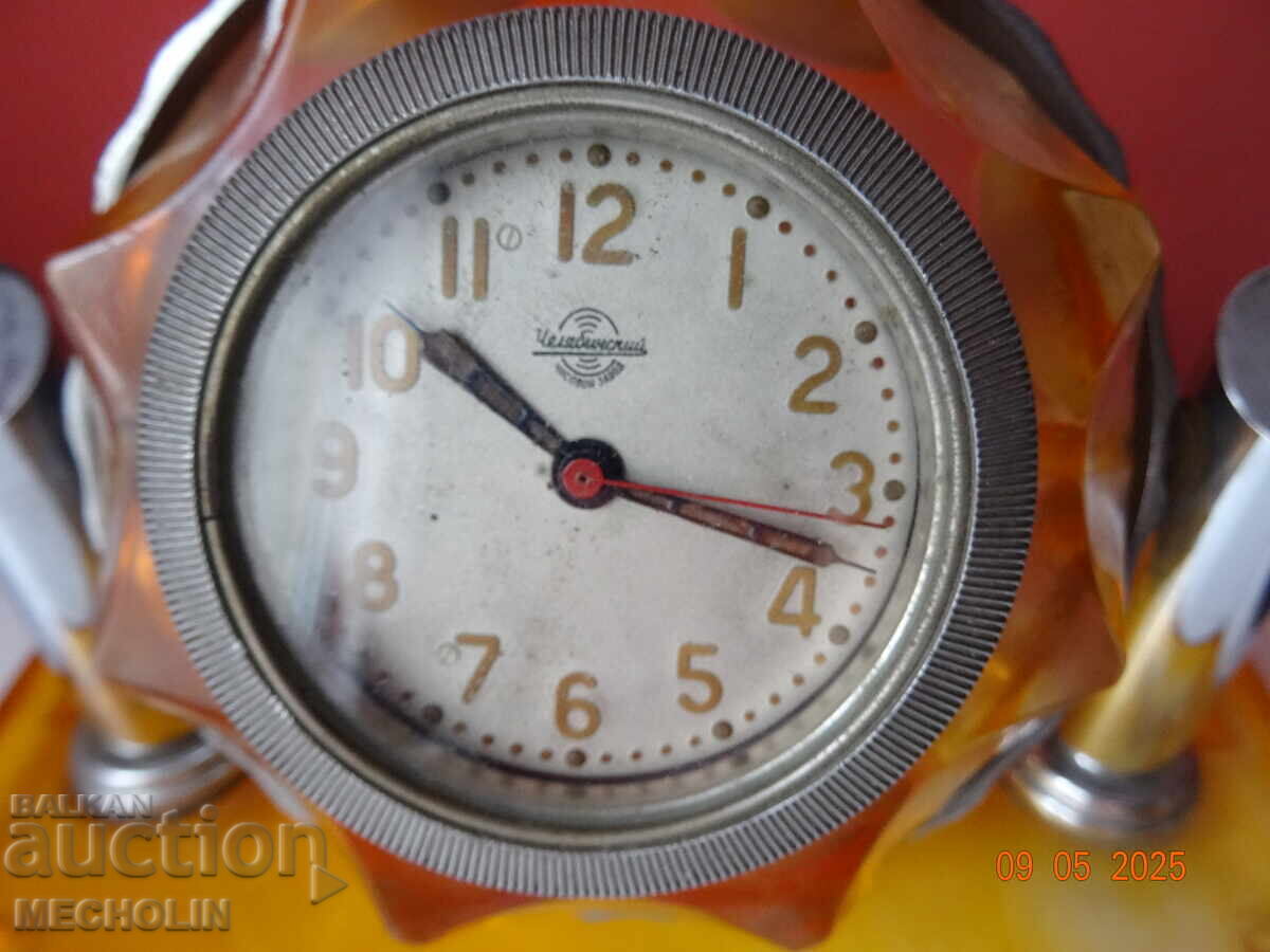 Auction  Collector's Desk Russian Chelyabinsk Clock