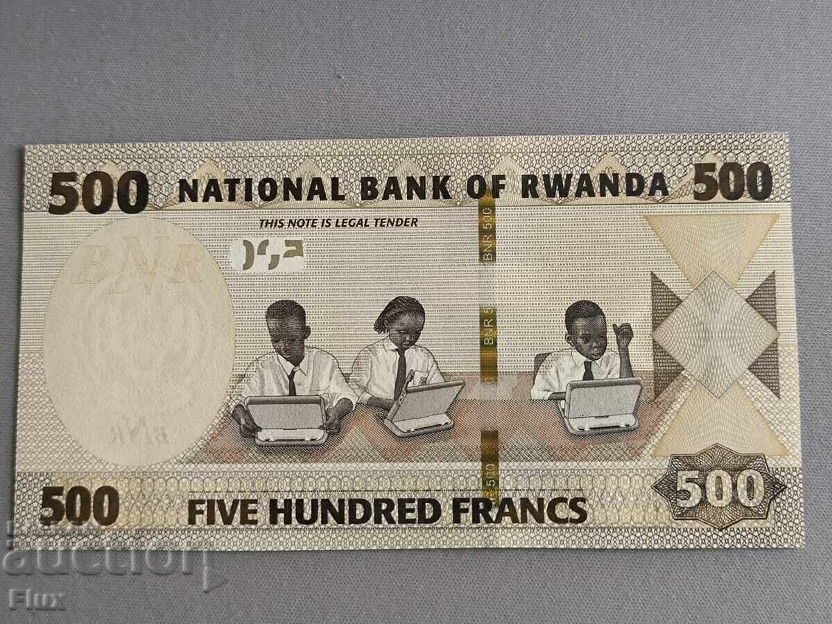 Banknote - Rwanda - 500 francs UNC | 2019