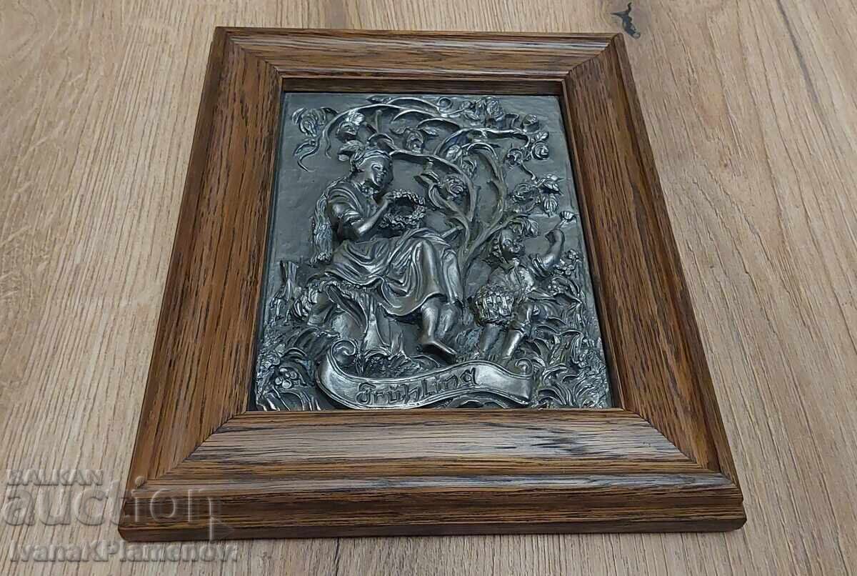 Metal panoramic frame, solid wood for connoisseurs Metal panoramic frame, solid wood for connoisseurs