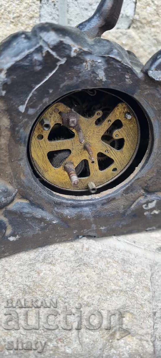 Old sculpture, figure of a deer. Clock. Inkwell - 6 Old sculpture, figure of a deer. Clock. Inkwell - 6