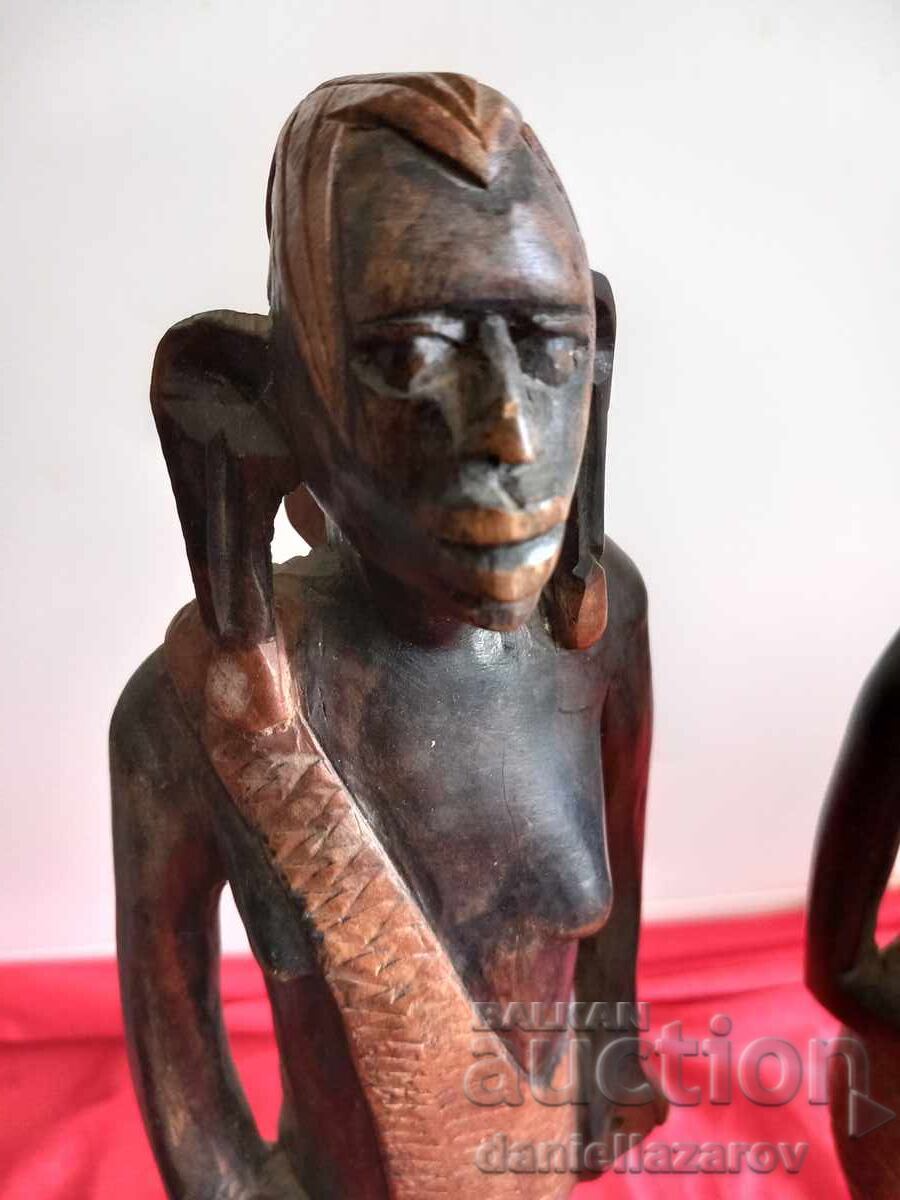 Аукцион Стари АФРИКАНСКИ Дървени СКУЛПТУРИ, Фигури, Статуетки Аукцион Стари АФРИКАНСКИ Дървени СКУЛПТУРИ, Фигури, Статуетки
