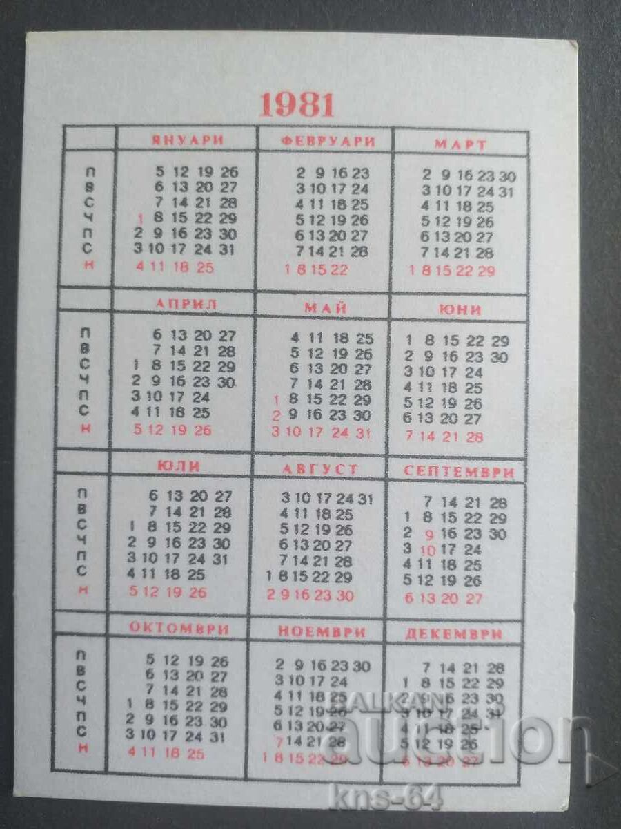 Calendar Soc cu preț 0.65 BGN | € 0.33