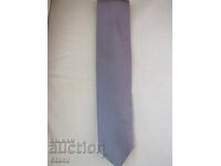 Cravată de mătase gri de lux, nouă