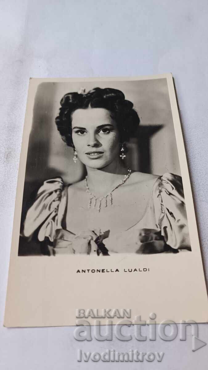 Antonella Lualdi postcard